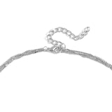 Maxbell Multilayer Pendant Layering Chain Decorate for Anniversary Party Girls Argent