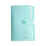 Maxbell 240 Grids Earring Display Album Pouch Booklet for Ear Stud Bracelet Photos Rabbit