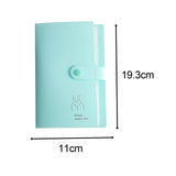 Maxbell 240 Grids Earring Display Album Pouch Booklet for Ear Stud Bracelet Photos Rabbit