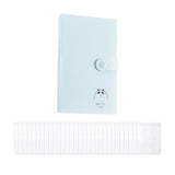 Maxbell 240 Grids Earring Display Album Pouch Booklet for Ear Stud Bracelet Photos Panda