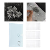 Maxbell 240 Grids Earring Display Album Pouch Booklet for Ear Stud Bracelet Photos Panda