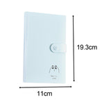 Maxbell 240 Grids Earring Display Album Pouch Booklet for Ear Stud Bracelet Photos Panda