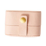 Maxbell Ring Box Multipurpose Durable PU Ring Storage Tray Portable for Brooch Pink