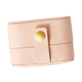 Maxbell Ring Box Multipurpose Durable PU Ring Storage Tray Portable for Brooch Pink