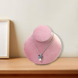 Maxbell Flannel Necklace Bust Display Neck Model for Photo Props Shows Retail Stores