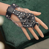 Maxbell Gothic Gloves Adjustable Gloves for Birthday Party Halloween Decoration