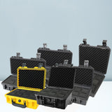 Maxbell Waterproof Watch Case Organizer Display Durable for Traveling Father Clock A Black with 6