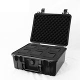 Maxbell Waterproof Watch Case Organizer Display Durable for Traveling Father Clock A Black with 6
