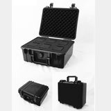 Maxbell Waterproof Watch Case Organizer Display Durable for Traveling Father Clock A Black with 6