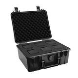 Maxbell Waterproof Watch Case Organizer Display Durable for Traveling Father Clock A Black with 6