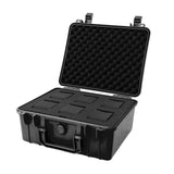 Maxbell Waterproof Watch Case Organizer Display Durable for Traveling Father Clock A Black with 6