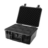 Maxbell Waterproof Watch Case Organizer Display Durable for Traveling Father Clock A Black with 6