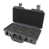 Maxbell Waterproof Watch Case Organizer Display Durable for Traveling Father Clock C Black with 6