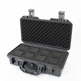 Maxbell Waterproof Watch Case Organizer Display Durable for Traveling Father Clock C Black with 8
