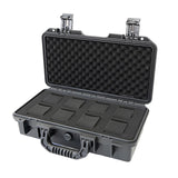 Maxbell Waterproof Watch Case Organizer Display Durable for Traveling Father Clock C Black with 8