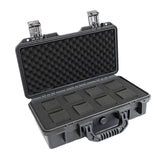Maxbell Waterproof Watch Case Organizer Display Durable for Traveling Father Clock C Black with 8