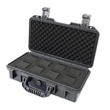 Maxbell Waterproof Watch Case Organizer Display Durable for Traveling Father Clock C Black with 8