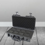 Maxbell Waterproof Watch Case Organizer Display Durable for Traveling Father Clock C Black with 8