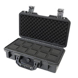 Maxbell Waterproof Watch Case Organizer Display Durable for Traveling Father Clock C Black with 10