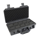 Maxbell Waterproof Watch Case Organizer Display Durable for Traveling Father Clock C Black with 10