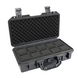 Maxbell Waterproof Watch Case Organizer Display Durable for Traveling Father Clock C Black with 10
