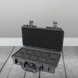 Maxbell Waterproof Watch Case Organizer Display Durable for Traveling Father Clock C Black with 10