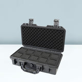 Maxbell Waterproof Watch Case Organizer Display Durable for Traveling Father Clock C Black with 10