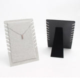 Maxbell Necklace Organizer Holder Necklace Easel Display Stand for Decor Black