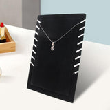 Maxbell Necklace Organizer Holder Necklace Easel Display Stand for Decor Black