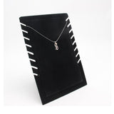 Maxbell Necklace Organizer Holder Necklace Easel Display Stand for Decor Black