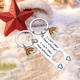 Maxbell 2Pcs Matching Couple Keychains Keyrings for Valentine Birthday Anniversary