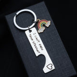 Maxbell 2Pcs Matching Couple Keychains Keyrings for Valentine Birthday Anniversary