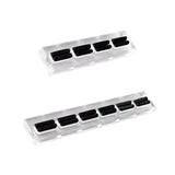 Maxbell Acrylic Ring Holder Organizer Compact Sturdy Delicated Crafts 15cmx3.5cm