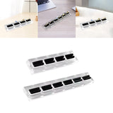 Maxbell Acrylic Ring Holder Organizer Compact Sturdy Delicated Crafts 15cmx3.5cm