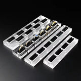 Maxbell Acrylic Ring Holder Organizer Compact Sturdy Delicated Crafts 15cmx3.5cm