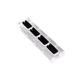 Maxbell Acrylic Ring Holder Organizer Compact Sturdy Delicated Crafts 15cmx3.5cm
