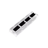 Maxbell Acrylic Ring Holder Organizer Compact Sturdy Delicated Crafts 15cmx3.5cm
