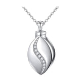 Maxbell Urn Ash Chain Jewelry Detachable Stainless Steel for Pet Women Funeral