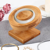 Maxbell Bead Pendant Bracelet Bangle Display Tray Rack Organizer for Shop Show Round