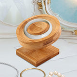 Maxbell Bead Pendant Bracelet Bangle Display Tray Rack Organizer for Shop Show Round