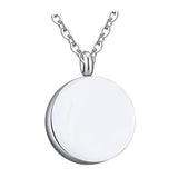 Maxbell Stainless Steel Memorial Urn Necklace Good Sealing Charm Small Openable
