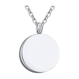 Maxbell Stainless Steel Memorial Urn Necklace Good Sealing Charm Small Openable