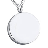 Maxbell Stainless Steel Memorial Urn Necklace Good Sealing Charm Small Openable