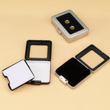 Maxbell Metal Gemstone Storage Organizer Showcase for Necklaces Retail Shows Silver