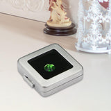 Maxbell Metal Gemstone Storage Organizer Showcase for Necklaces Retail Shows Silver