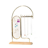 Maxbell Metal Jewelry Organizer Stand Large Storage for Pendant Earrings Women