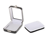 Maxbell Diamond Display Box with Clear Lid Jewelry Storage for Fairs Earrings Rings 95x135x32mm