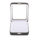 Maxbell Diamond Display Box with Clear Lid Jewelry Storage for Fairs Earrings Rings 91x111x32mm