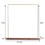 Maxbell Freestanding Necklace Display Stand Rack Steady for Retail Store NightStand L