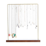 Maxbell Freestanding Necklace Display Stand Rack Steady for Retail Store NightStand L